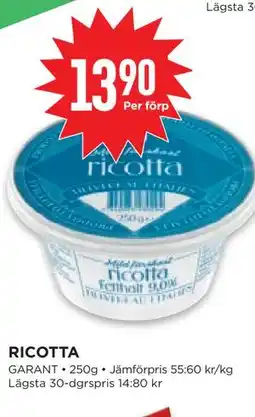 Willys RICOTTA erbjuda