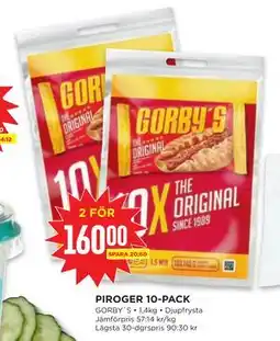 Willys PIROGER 10-PACK erbjuda