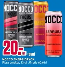 ÖoB NOCCO ENERGIDRYCK erbjuda