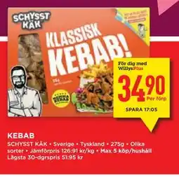 Willys Hemma KEBAB, Medlemspris erbjuda