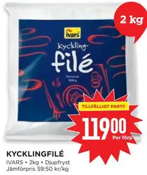 Willys KYCKLINGFILÉ erbjuda