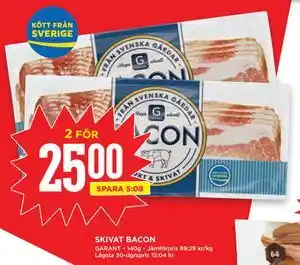 Willys Hemma SKIVAT BACON erbjuda