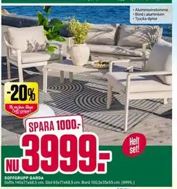 ÖoB SOFFGRUPP GARDA erbjuda