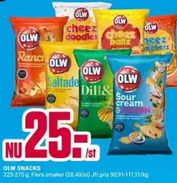 ÖoB OLW SNACKS erbjuda