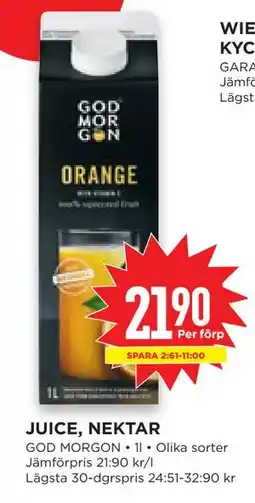 Willys Hemma JUICE, NEKTAR erbjuda