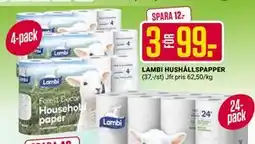 ÖoB LAMBI HUSHÅLLSPAPPER erbjuda