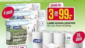 ÖoB LAMBI HUSHÅLLSPAPPER erbjuda