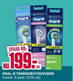 ÖoB ORAL-B TANDBORSTHUVUDEN erbjuda
