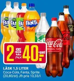 ÖoB LÄSK 1,5 LITER erbjuda