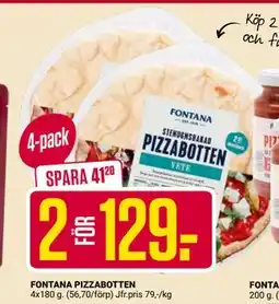ÖoB FONTANA PIZZABOTTEN erbjuda
