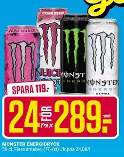 ÖoB MONSTER ENERGIDRYCK erbjuda