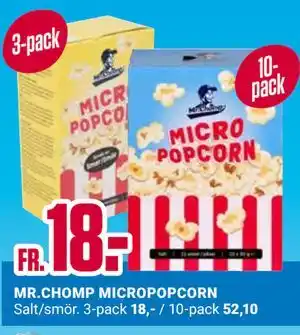 ÖoB MR.CHOMP MICROPOPCORN erbjuda