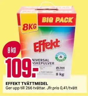 ÖoB EFFEKT TVÄTTMEDEL erbjuda