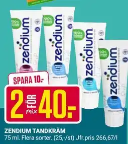 ÖoB ZENDIUM TANDKRÄM erbjuda