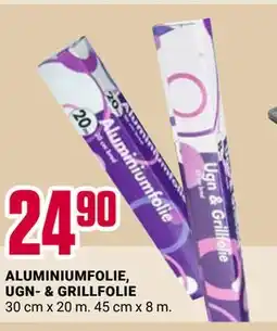 ÖoB ALUMINIUMFOLIE, UGN- & GRILLFOLIE erbjuda
