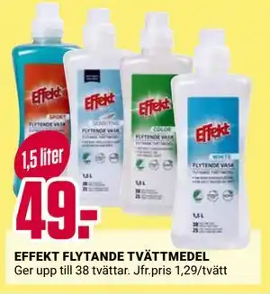 ÖoB EFFEKT FLYTANDE TVÄTTMEDEL erbjuda