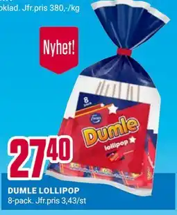 ÖoB DUMLE LOLLIPOP erbjuda