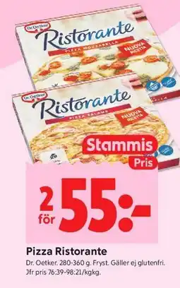 ICA Kvantum Pizza Ristorante, Medlemspris erbjuda