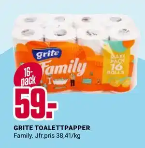 ÖoB GRITE TOALETTPAPPER erbjuda
