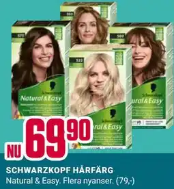 ÖoB SCHWARZKOPF HÅRFÄRG erbjuda
