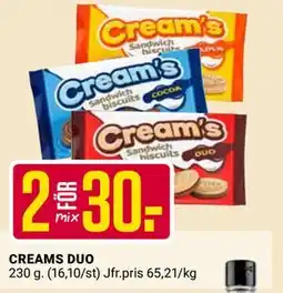 ÖoB CREAMS DUO erbjuda