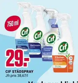 ÖoB CIF STÄDSPRAY erbjuda