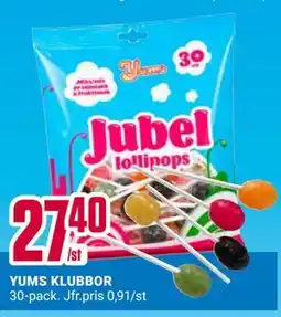 ÖoB YUMS KLUBBOR erbjuda