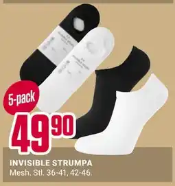 ÖoB INVISIBLE STRUMPA erbjuda