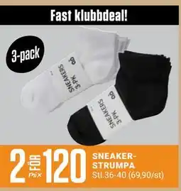 ÖoB SNEAKERSTRUMPA, Medlemspris erbjuda