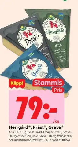 ICA Kvantum Herrgård , Präst , Grevé , Medlemspris erbjuda