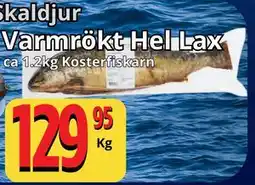 Supergrossen Varmrökt Hel Lax erbjuda