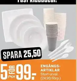 ÖoB ENGÅNGSARTIKLAR, Medlemspris erbjuda