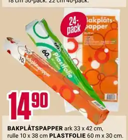 ÖoB BAKPLÅTSPAPPER erbjuda