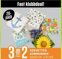 ÖoB SERVETTER SOMMARMIX erbjuda