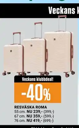 ÖoB RESVÄSKA ROMA, Medlemspris erbjuda