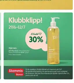 ICA Kvantum Hjärtats pH5 Duscholja, Medlemspris erbjuda