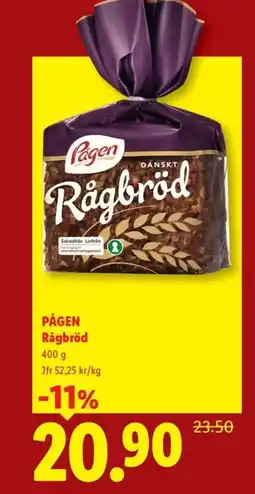 Lidl Pågen Rågbröd erbjuda