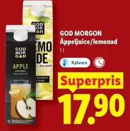 Lidl God morgon Äppeljuice/lemonad erbjuda