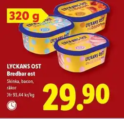 Lidl Lyckans ost Bredbar ost erbjuda