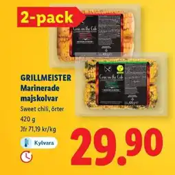 Lidl Grillmeister Marinerade majskolvar erbjuda