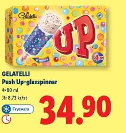 Lidl Gelatelli Push Up-glasspinnar erbjuda