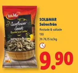 Lidl Sol&mar Solrosfrön erbjuda