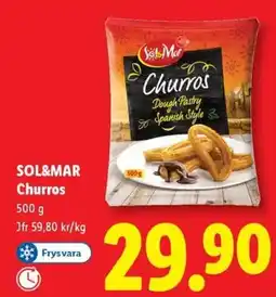 Lidl Sol&mar Churros erbjuda