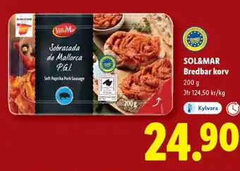 Lidl Sol&mar Bredbar korv erbjuda