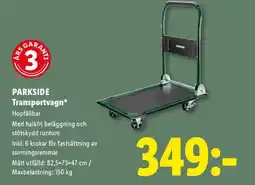 Lidl Parkside Transportvagn erbjuda