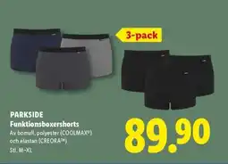 Lidl PARKSIDE Funktionsboxershorts erbjuda