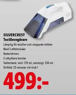 Lidl SILVERCREST Textilrengörare erbjuda