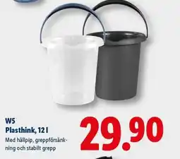 Lidl W5 Plasthink erbjuda