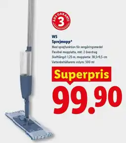 Lidl W5 Sprejmopp erbjuda