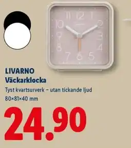 Lidl LIVARNO Väckarklocka erbjuda